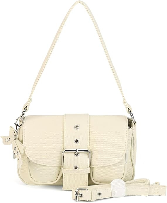 Denim Crossbody Bags for Women,Blue Jean Hobo Shoulder Bag,Denim Messenger Bag | Amazon (US)
