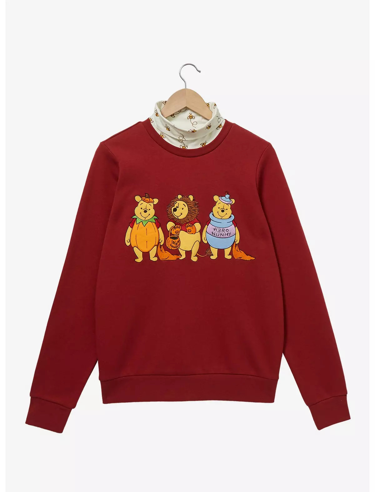 Disney Winnie the Pooh Halloween Costume Line Up Turtleneck Crewneck - BoxLunch Exclusive | BoxLunch
