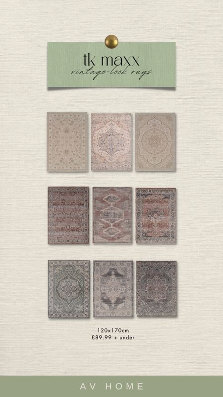 Vintage-look rugs

#LTKFind #LTKhome