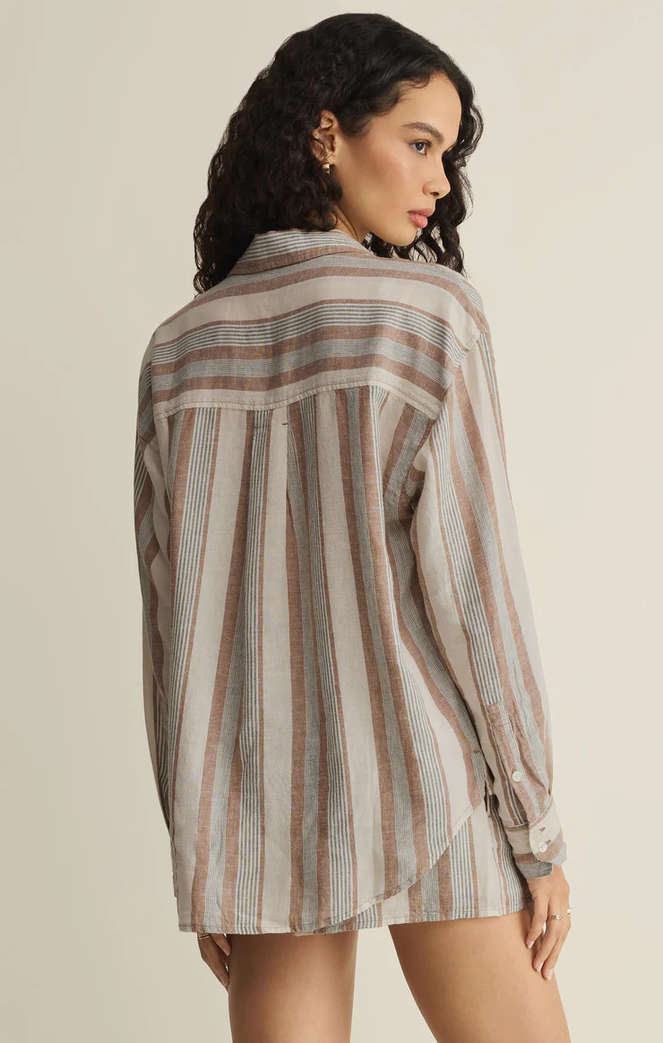The Perfect Striped Linen Button Up | Z Supply