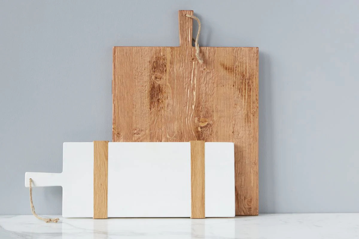 White Rectangle Mod Charcuterie Board | etúHOME