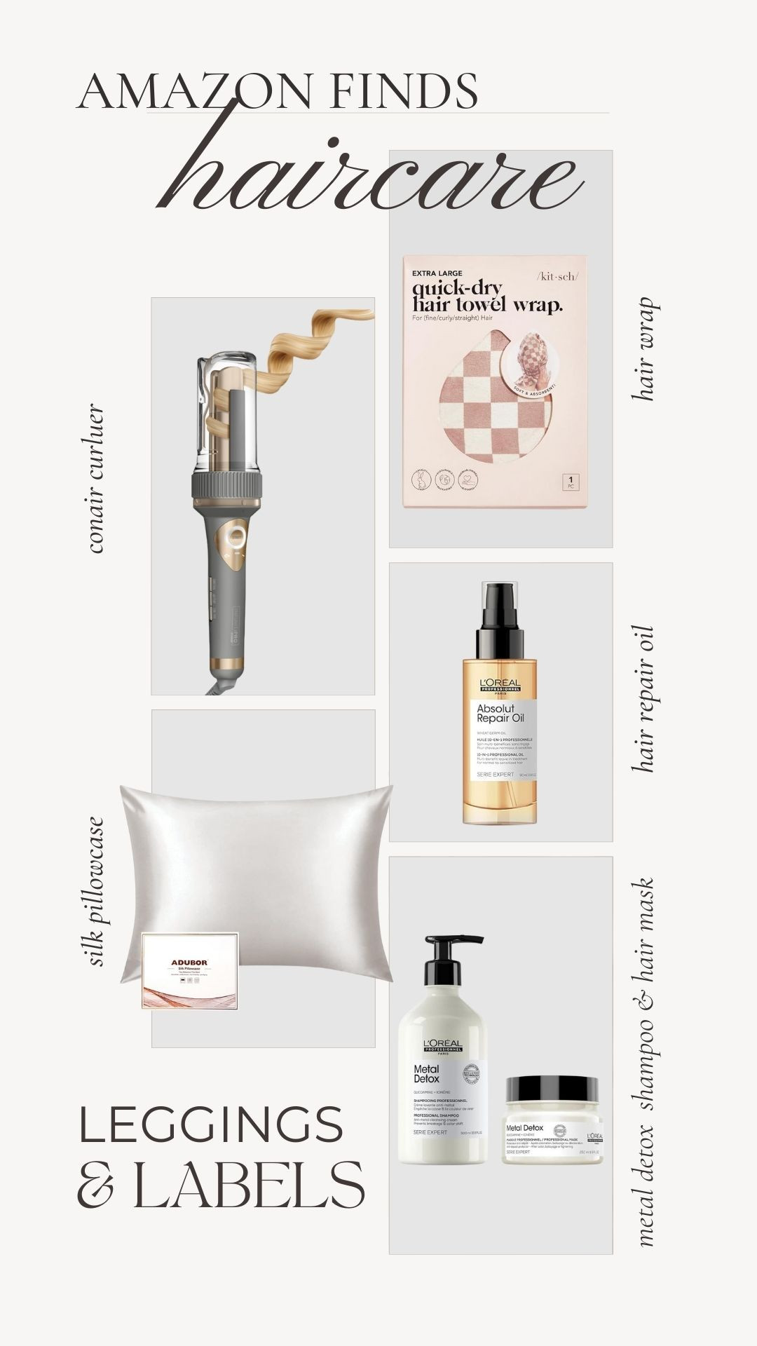 Haircare I know and love 

___

haircare, amazonbeauty, amazonfinds, beautyfinds, beautyhacks, amazonhair, hairmask, hair oil, repair oil, silk pillowcase, hairwrap, curling iron, girl gift, daughter gift, teenage girl, gift guide, christmas gift, birthday gift, wellness girls. 

 #LTKcanada #LTKbeauty #LTKstyletip