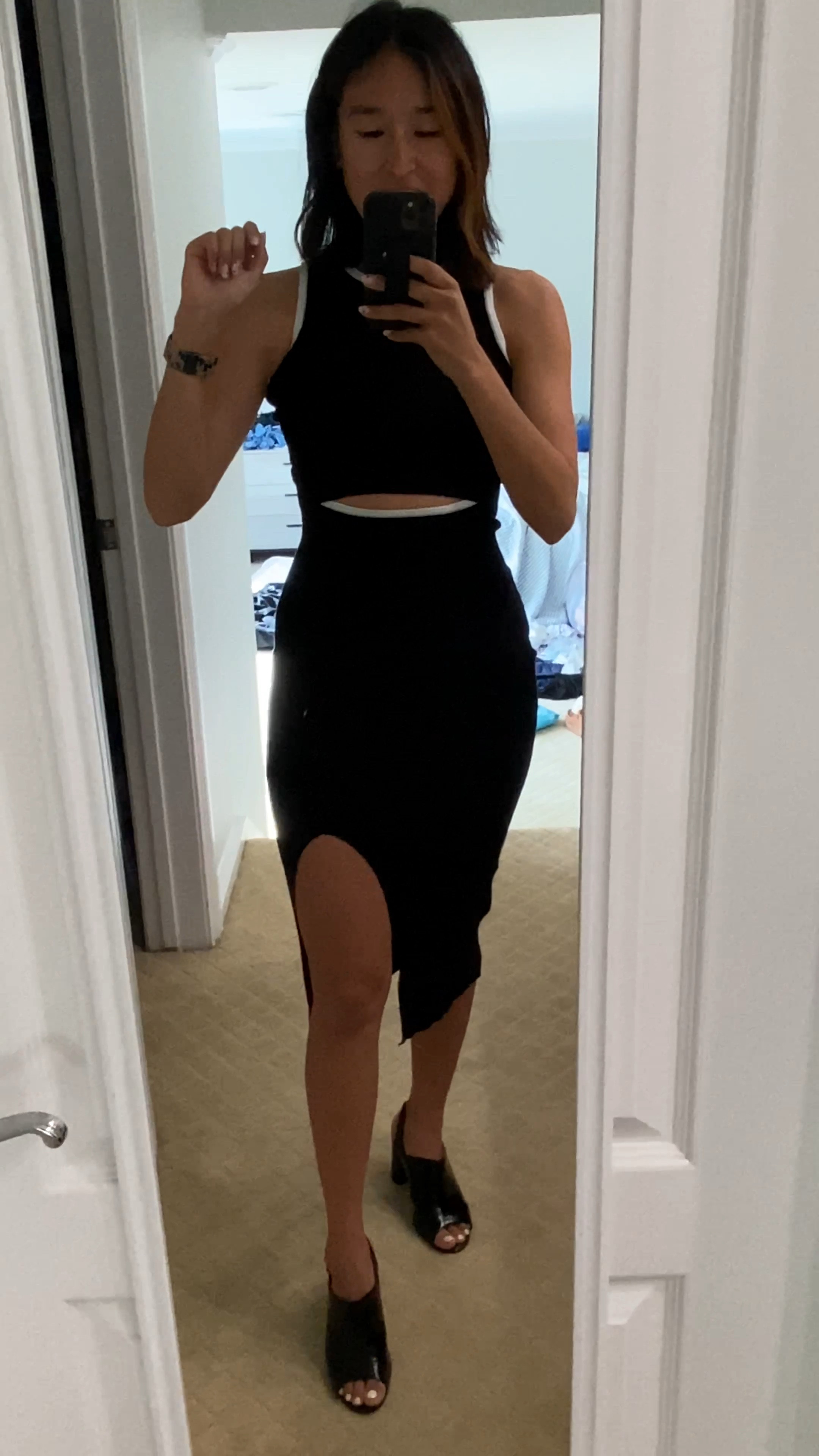 Ok this is one of the 3 colors of this dress that I ordered from #amazonfashion ! I love the fit with the cutout and there are so many color options! The material is thick and ribbed. The fit is TTS, I’m wearing a size XS. You can wear this to work if you pull the skirt up, to dressed up events, or on vacation! A major plus is that it’s comfy and you can wear your usual bra with it!
•
#babyshower #weddingguestdress #bridalshowerdress #wedding #bridalshower #vacationdress #vacationoutfit #summerdress #springdress #traveloutfit #businesscasual #businessmart #comfydress #amazoninfluencer #budgetstyle #summerbasics

#LTKFind #LTKSeasonal #LTKsalealert