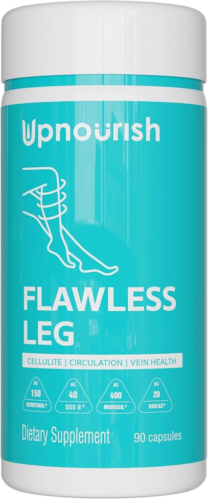 UpNourish Cellulite Vein Health Supplement with Caviar Collagen, SOD DIMPLESS, MOROSIL, Butchers ... | Amazon (US)