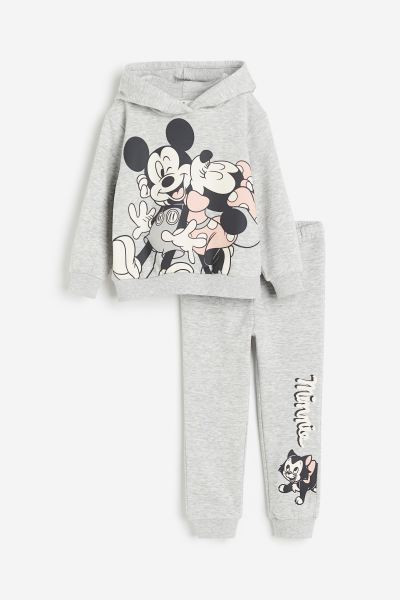 2-piece Printed Sweatshirt Set | H&M (US + CA)