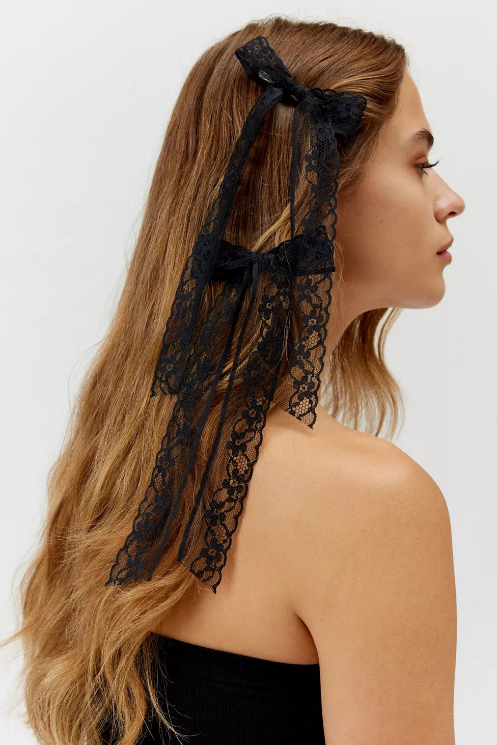 Lace Bow Barrette Set | Urban Outfitters (US and RoW)