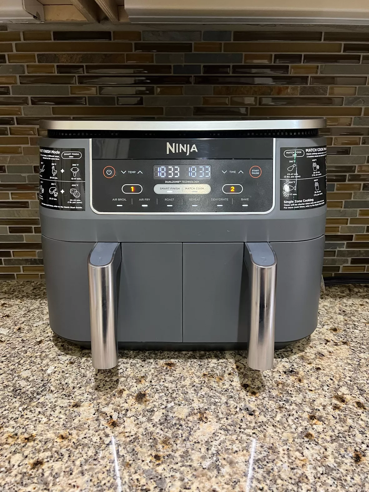 Ninja FT102A Foodi 9-in-1 Digital Air Fry Oven with Convection Oven,  Toaster, Air Fryer 