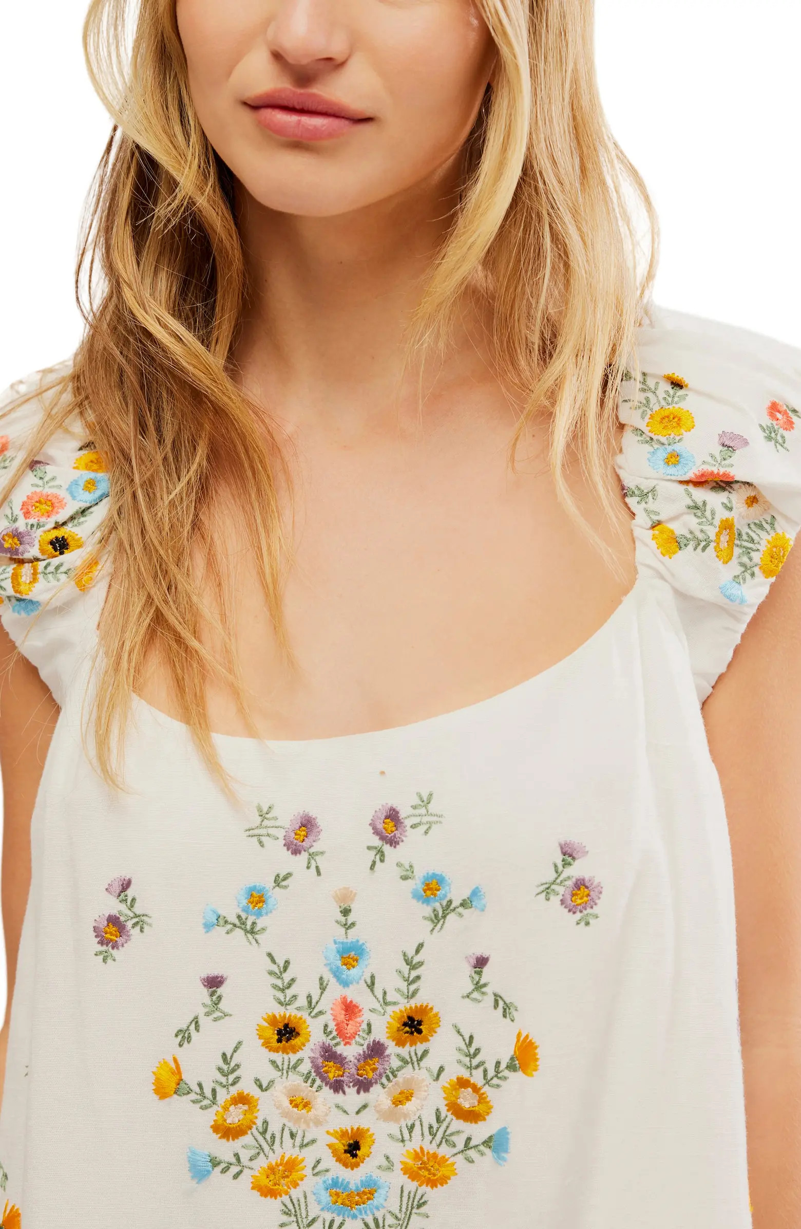 Wildflower Embroidered Minidress | Nordstrom