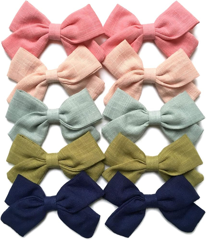 Baby Girls Hair Bow Clips Barrettes, Hair Alligator Clips for Toddlers, Little Girls, School Girl... | Amazon (US)