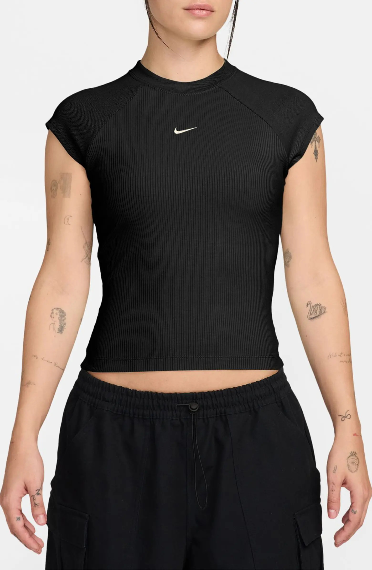 Chill Crop Rib T-Shirt | Nordstrom