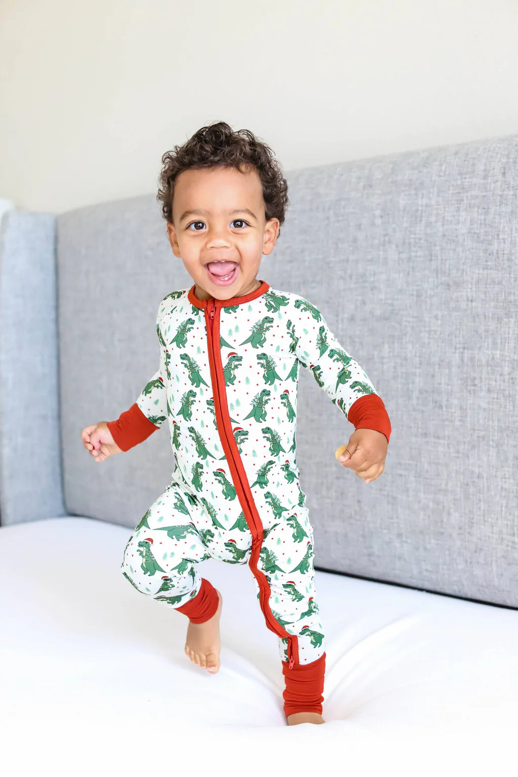 ROARING CHRISTMAS DREAM ROMPER | DREAM BIG LITTLE CO