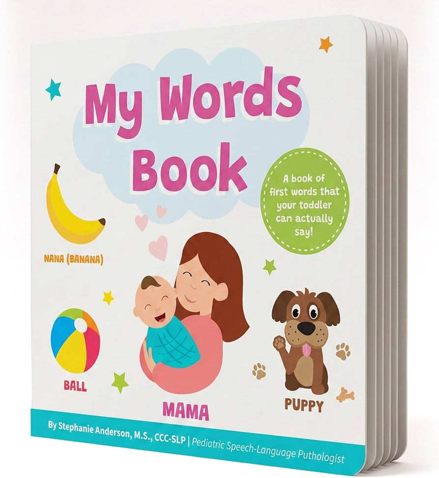 My Words Book: Easy First Words Toddlers Can Actually Say! Written by a Speech Therapist | Speech... | Amazon (US)