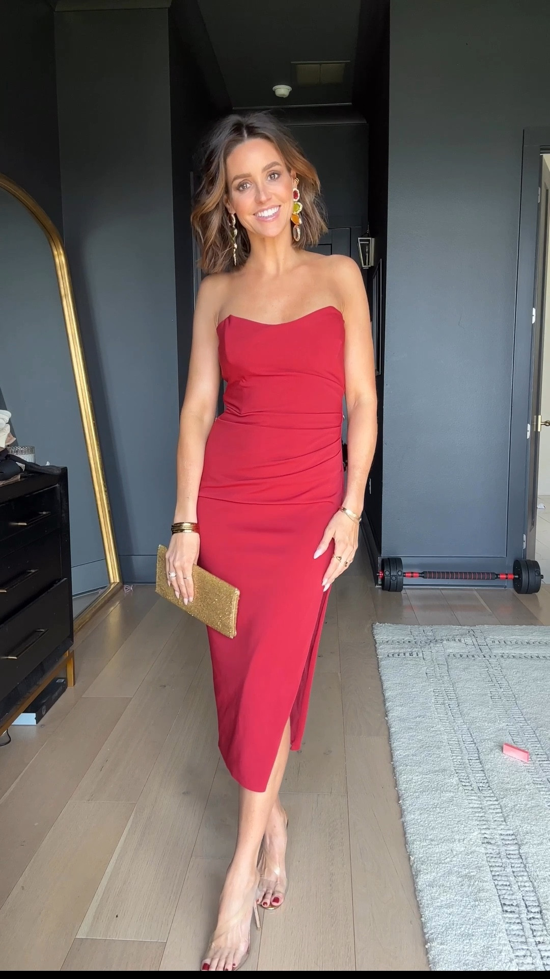 GRWM for a spring wedding — soft glam + a bold red moment!

I wore this Katie May cocktail dress (so flattering + perfect for weddings), paired with 8 Other Reasons earrings from FashionPass. Linked my entire look from hair to heels below:

Hair favorites:
• Kevin Murphy ANTI.GRAVITY for root lift
• Session Spray for touchable hold

Makeup lineup:
• Born This Way Natural Nudes palette
• Charlotte Tilbury contour wand
• MAC cream blush — always a go-to!

Outfit:
• Dress: Katie May
• Earrings: 8 Other Reasons via FashionPass

Shop everything here: [Insert LTK link]
Save this look if you’ve got spring events coming up!

#LTKSpringStyle #GRWM #WeddingGuestLook #ShortHairStyle #MakeupFavorites #TheEggieEffect

#LTKSeasonal #LTKBeauty #LTKWedding