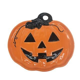14'' Halloween Pumpkin Ceramic Plate by Celebrate It™ | Michaels Stores