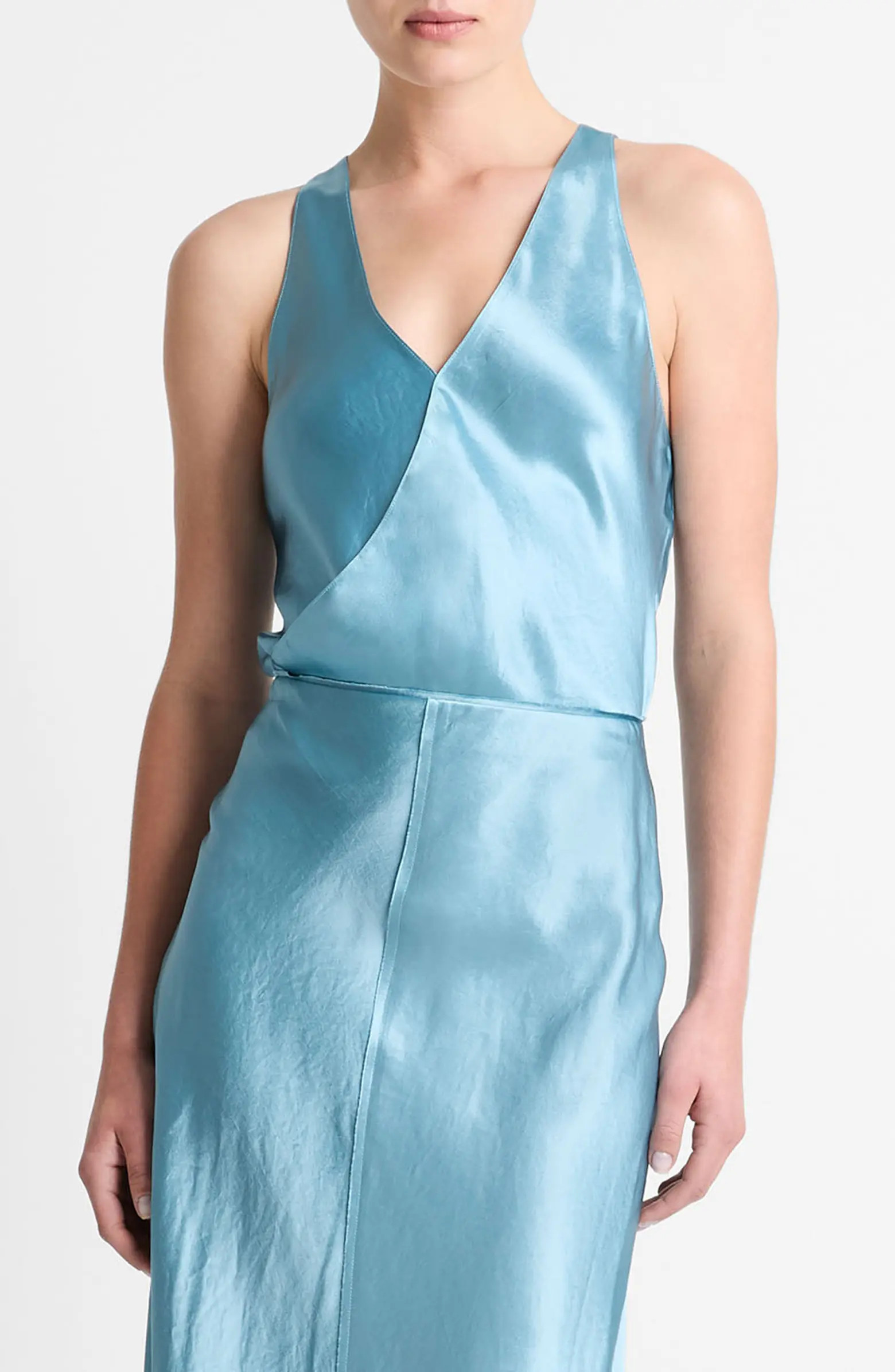 Vince Satin Crossover Tank | Nordstrom | Nordstrom