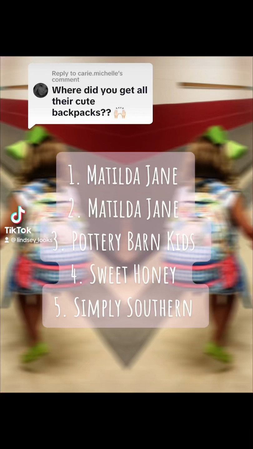 So many was curious about the girls backpacks. Unfortunately I wasn’t able to give direct links since most are from years ago. But I put together some favorites that I have my eye on! 

#LTKkids #LTKstyletip #LTKitbag