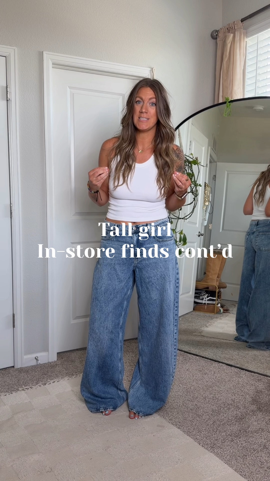Large tank, 12/31 tall jeans (US & 🇨🇦 links saved)

#LTKTall #LTKOver40 #LTKSaleAlert