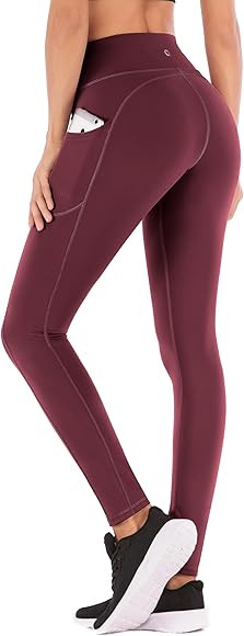 IUGA High Waist Yoga Pants with Pockets, Leggings for Women Tummy Control, Workout Leggings for W... | Amazon (US)