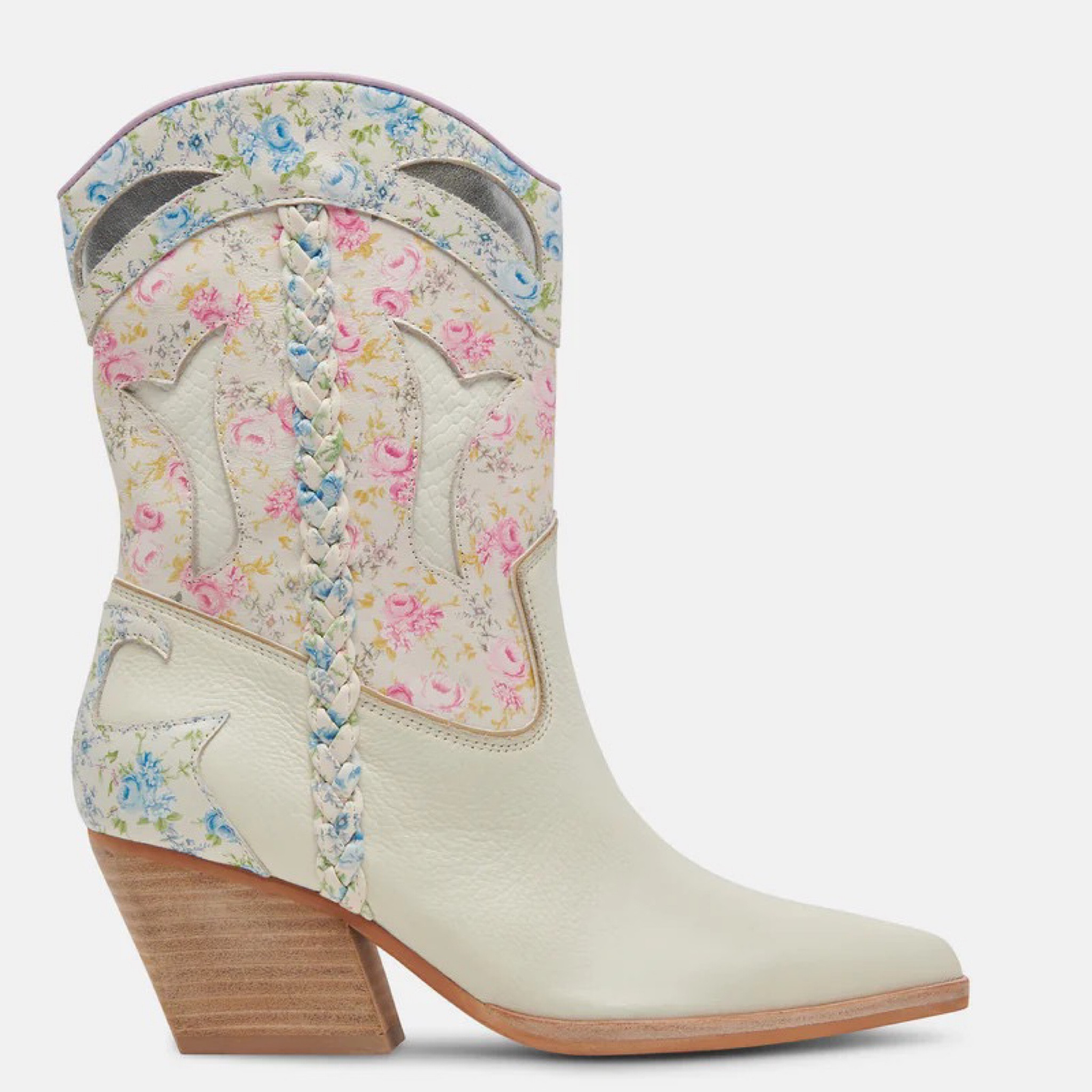 LORAL BOOTIES PINK FLORAL LEATHER curated on LTK