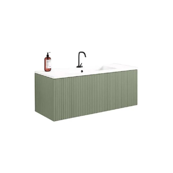 Aleemah 40" Wall-Mounted Single Bathroom Vanity Set | Wayfair North America