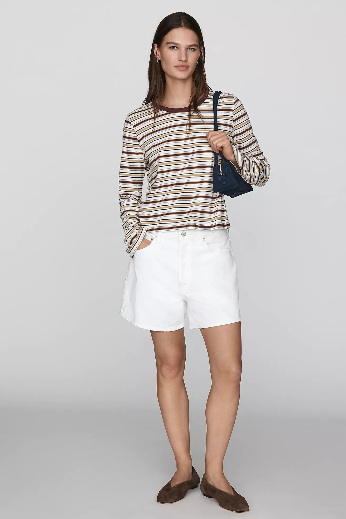 By Anthropologie Evelyn 100% Cotton Everyday Top | Anthropologie (US)