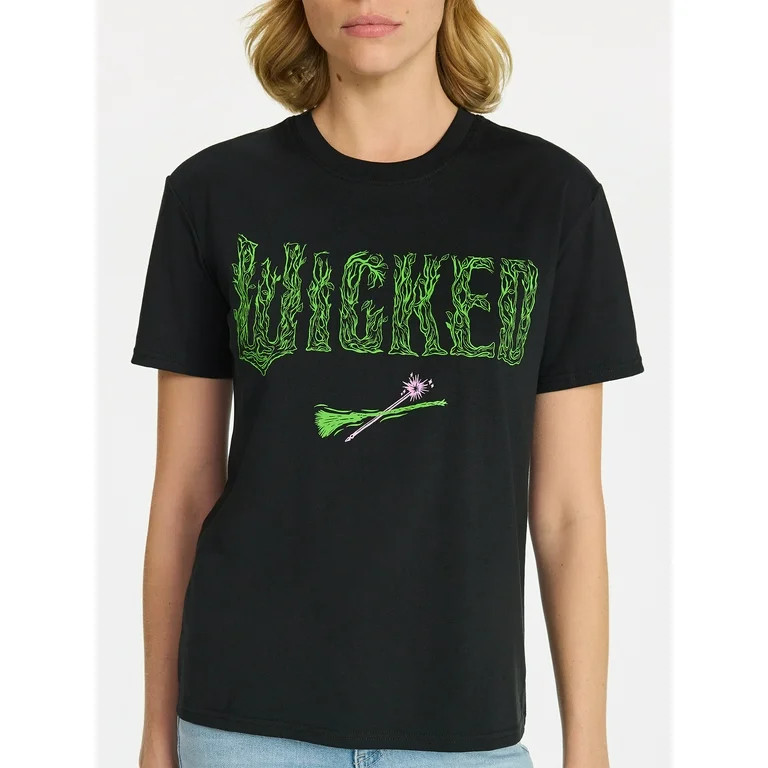Wicked Women's Graphic Tee with Short Sleeves, Sizes XXS-XXL | Walmart (US)