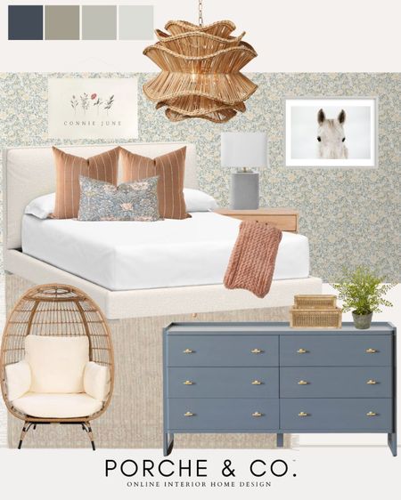 Modern classic girls room 
Curated collection 
#moodboard #visionboard porcheandco

#LTKstyletip #LTKFind #LTKhome