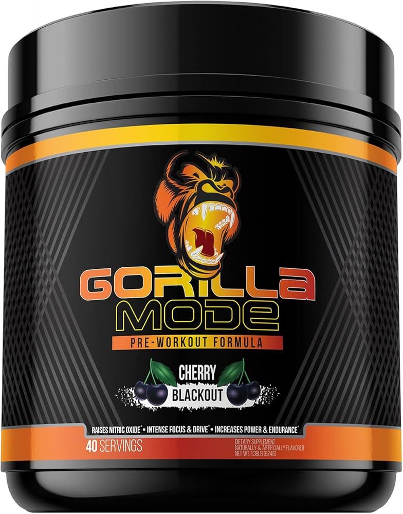 Gorilla Mode Pre Workout - Massive Pumps · Laser Focus · Energy · Power - L-Citrulline, Creati... | Amazon (US)