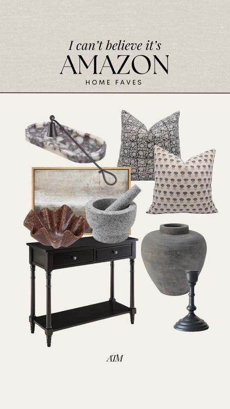Amazon Home Finds!

console table, Amazon finds, Amazon deals, vase, candlestick, candle holder, candle accessories, candle snuffer, pillow cover, pillows, bowl, unique bowl, home decor, decor bowl, Amazon home decor, stone mortar, stone bowl, art print, Amazon art print, marble tray, Amazon marble tray

#LTKhome #LTKfindsunder50 #LTKfindsunder100