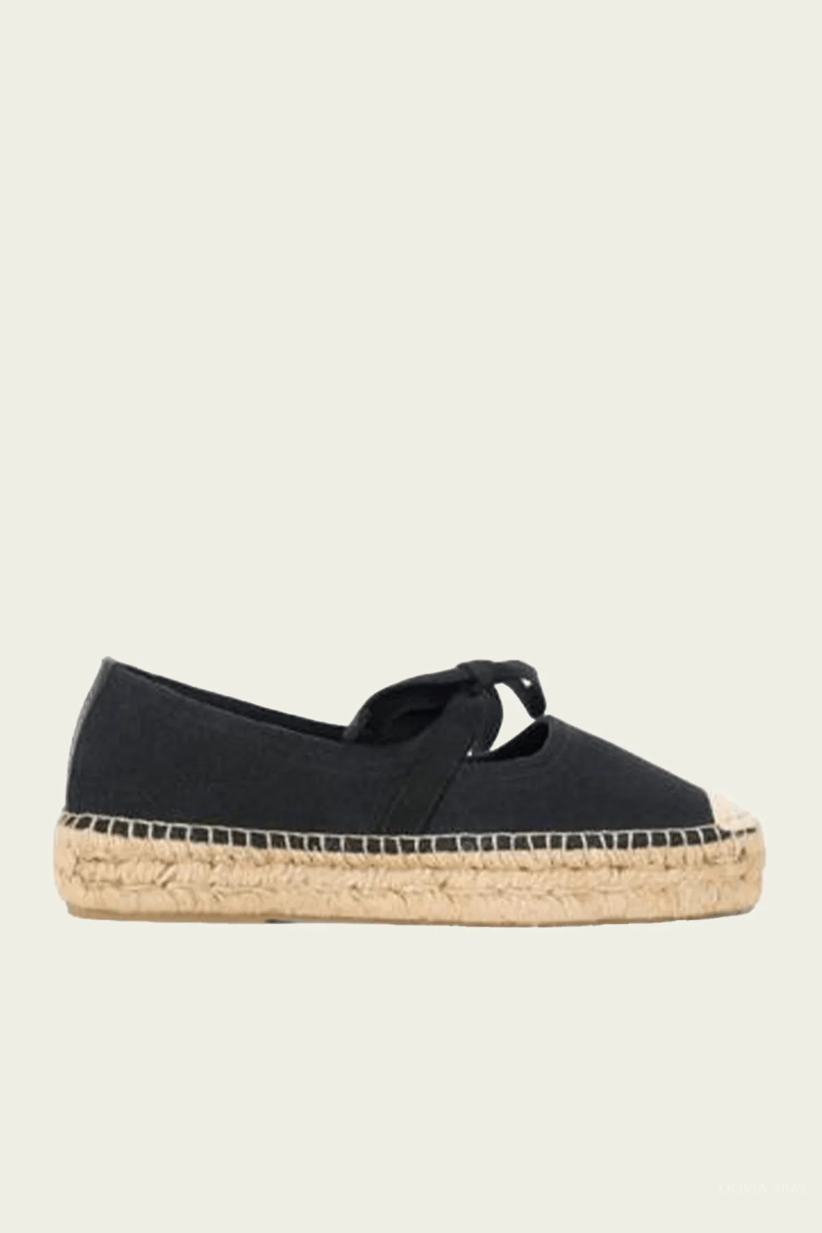 Calla Espadrille Mary Jane in Black - US 6 | Shop Olivia