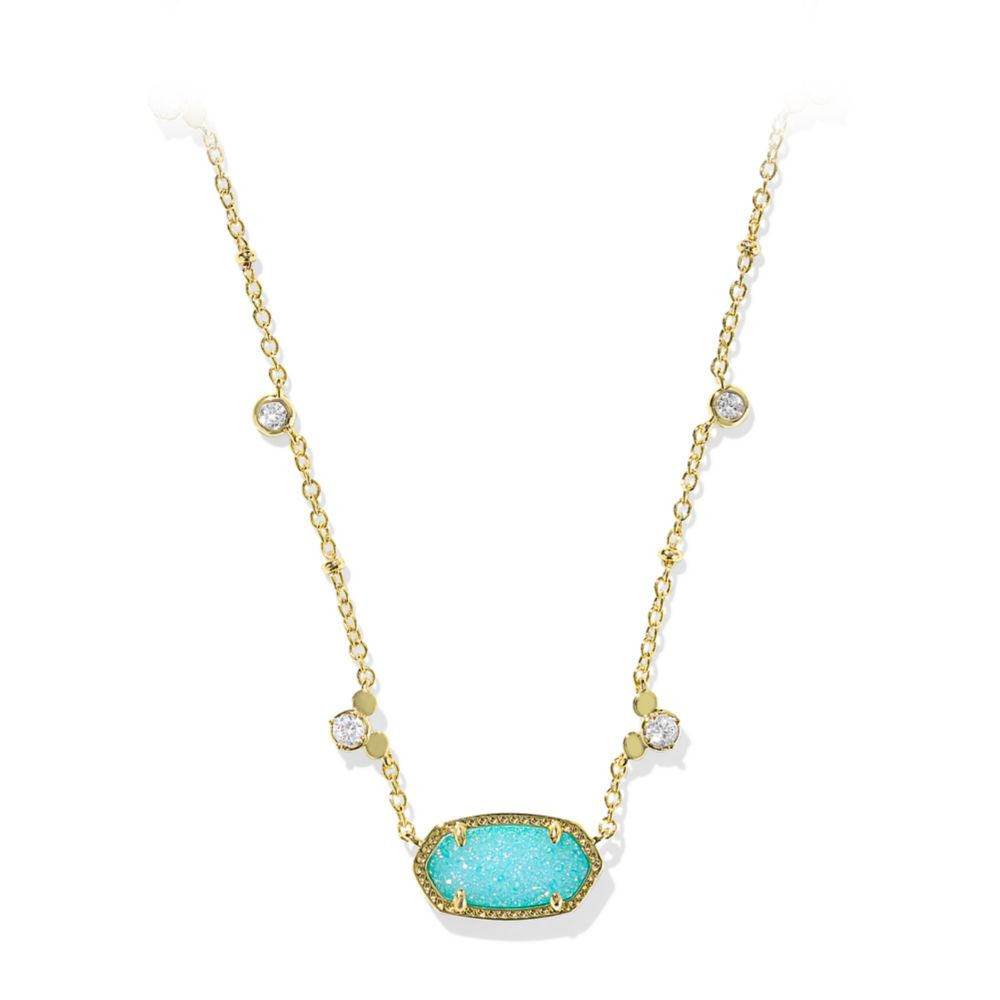 Mickey Mouse Elisa Necklace by Kendra Scott Aqua Official shopDisney | Disney Store