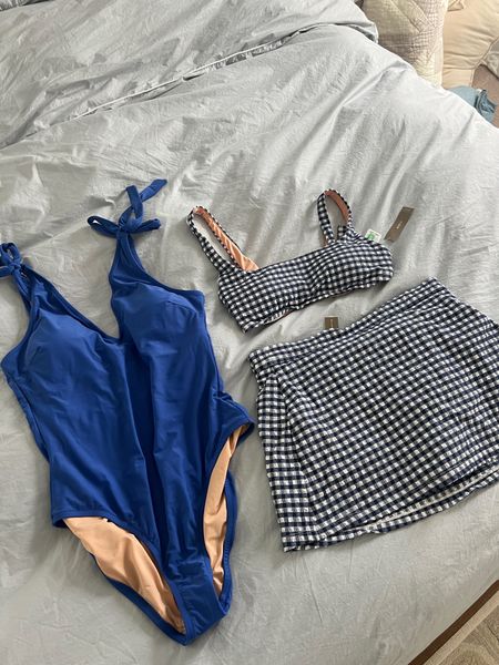 Postpartum swimsuit one piece swimsuit bathing suit swim skirt j.crew swim 

#LTKmidsize #LTKswim