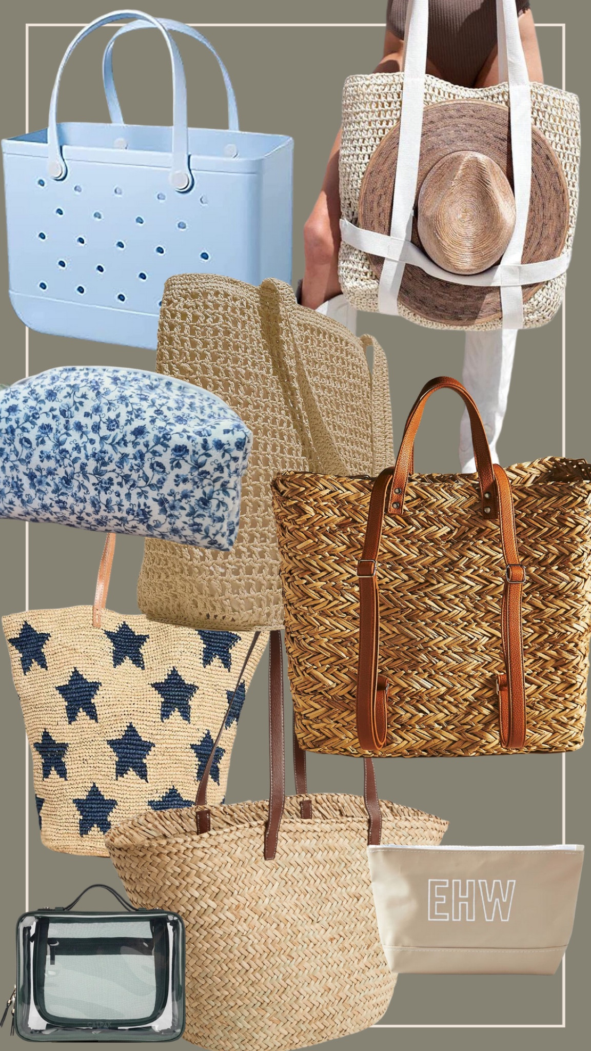 Beach bags for summer 

#LTKitbag #LTKtravel
