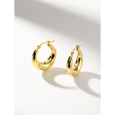 Uncommon James Rare Hoop Earrings Gold | Target