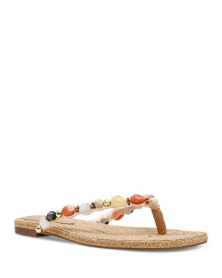 Women's Marble Embellished Thong Sandals | Bloomingdale's (US)