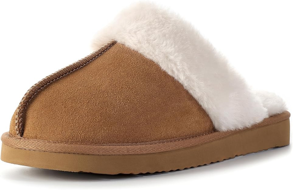 OOW Kids Slippers Girls Boys Fuzzy Memory Foam House Slippers Winter Warm Plush Lined Home Shoes ... | Amazon (US)