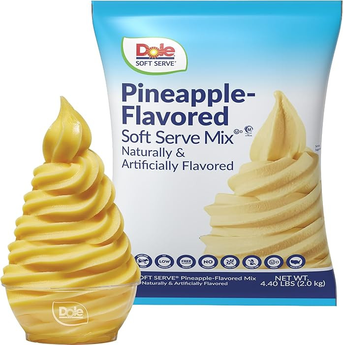 Dole Soft Serve Mix 4.75 Pound, pineapple, 70.4 Ounce | Amazon (US)
