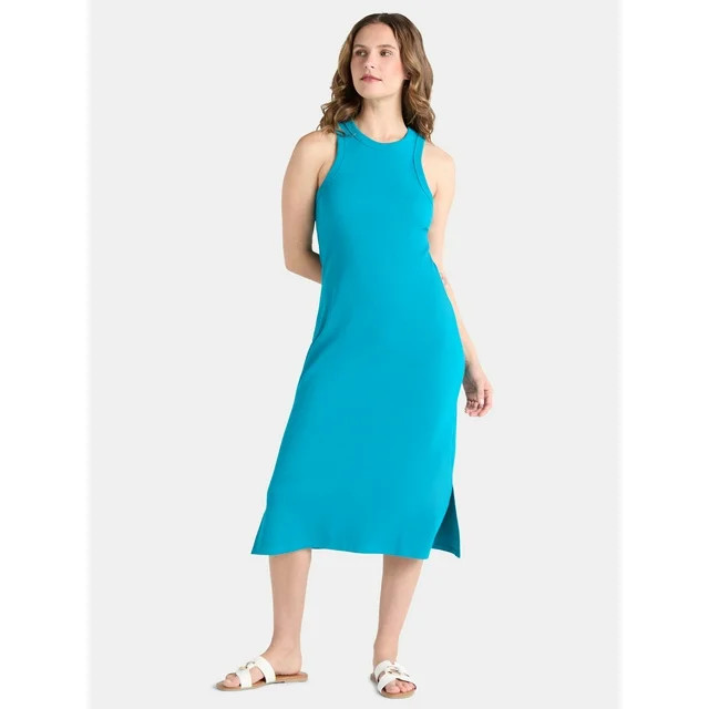 Time and Tru Women's High Neck Tank Dress, XS-XXXL | Walmart (US)