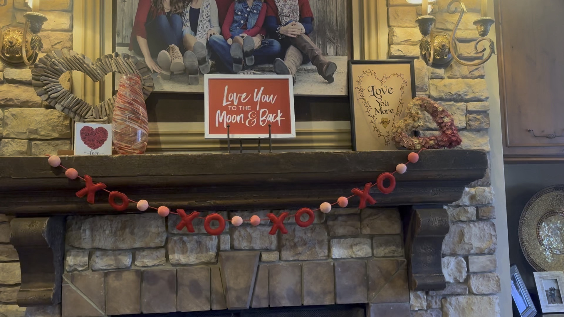Garland 

Cute Valentine’s garland to decorate a mantle. This was super easy to put up. Everything comes right out of the box and is ready to hang right away. Just attached to my mantle with tiny push pins. Love this statement piece. Linked some of my other favorite Valentine decor choices below. 
#LTKstyletip
#LTKGiftGuide
#LTKparties

decor, home decor, holiday decor, Valentine’s Day decor, Valentines Day, for the home, mantle decor, garland, XoXO, Target decor, threshold garland, 


#LTKSeasonal #LTKhome #LTKfindsunder50