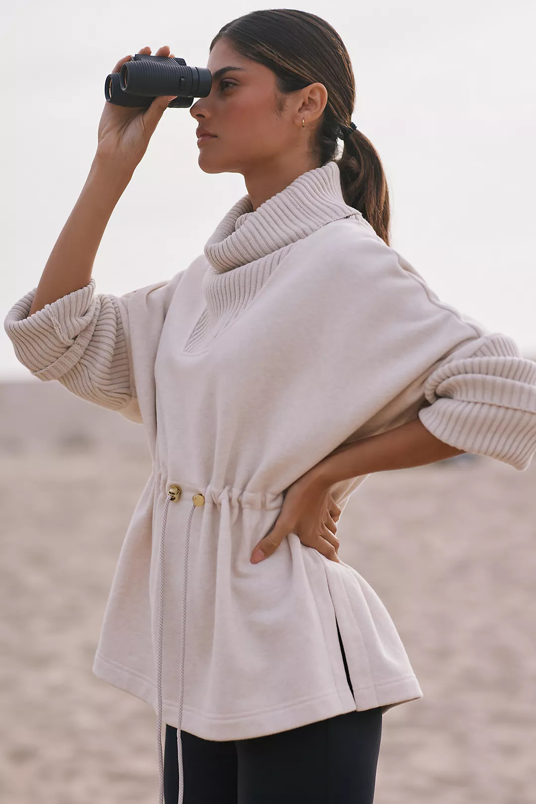 Varley Cavello Longline Turtleneck Sweater | Anthropologie (US)