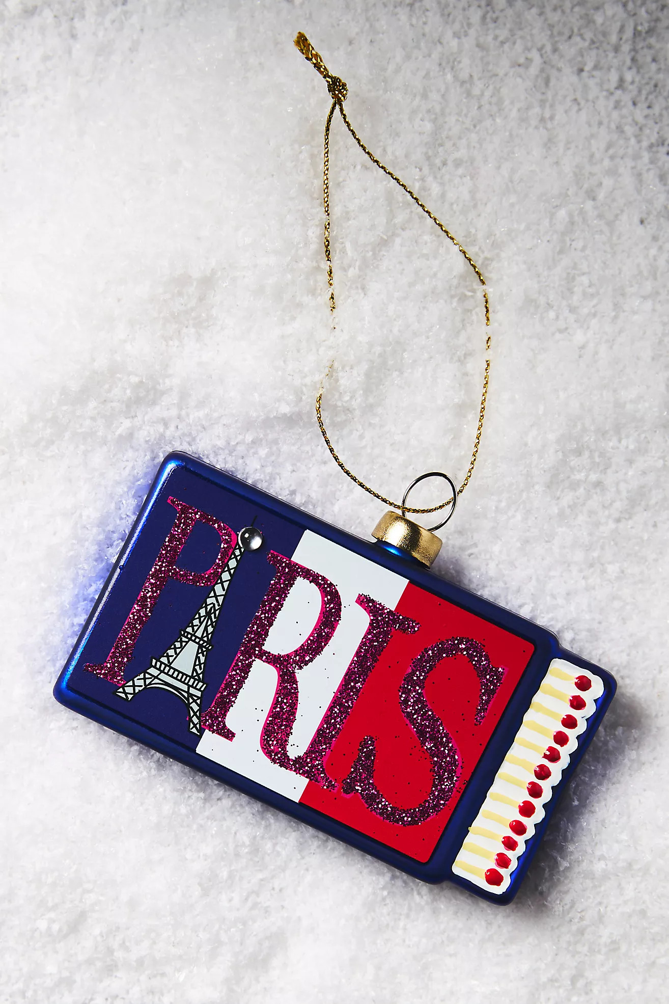 Furbish Studio Destination Matchbook Glass Ornament | Anthropologie (US)