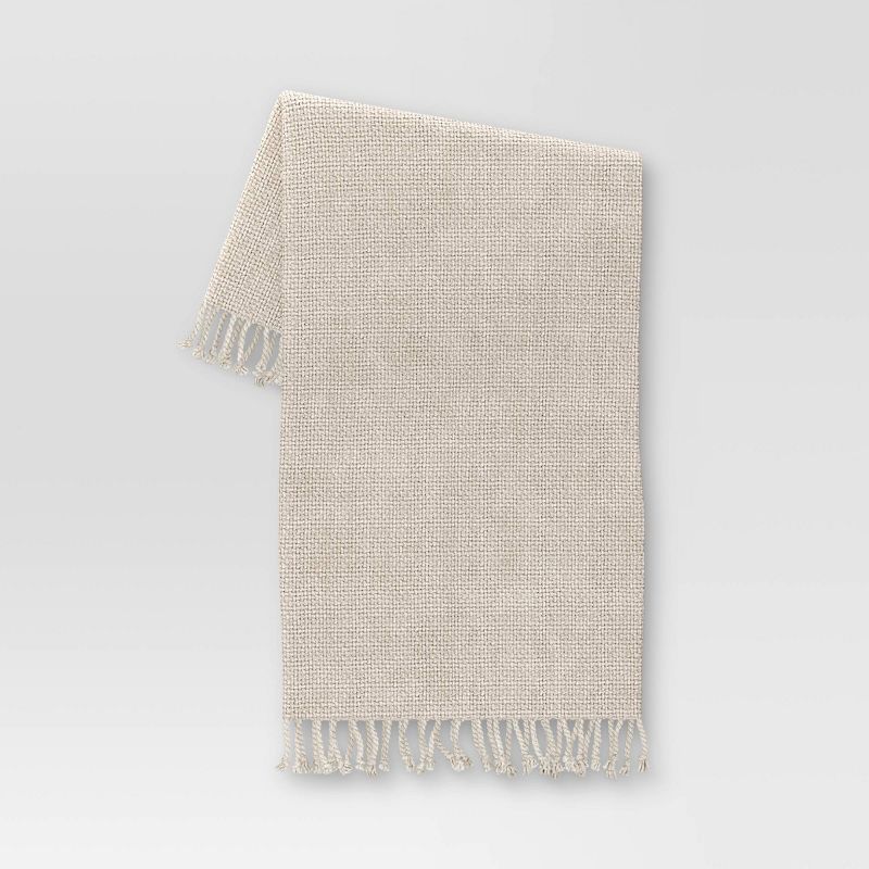 Basketweave Heathered Throw Blanket - Threshold™ | Target