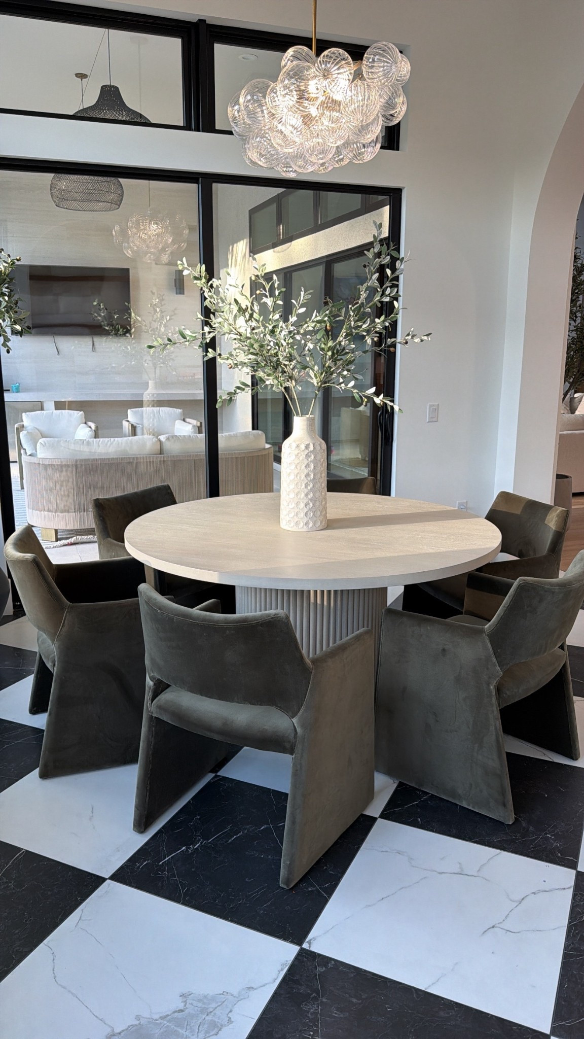 Dining chairs and table 
Velvet dining chairs



#LTKHome