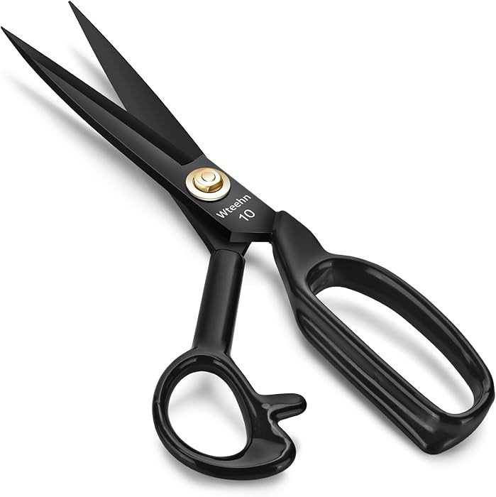 Fabric Scissors Professional, 10" Heavy Duty Sewing Scissor for Fabric Cutting, Tailor Sharp Sewi... | Amazon (US)