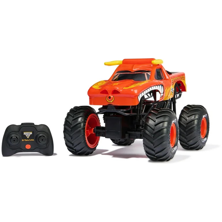 Monster Jam, El Toro Loco RC Monster Truck, 1:15 Scale - Walmart.com | Walmart (US)