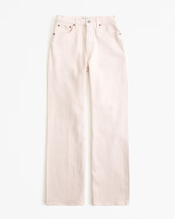 Women's Curve Love High Rise 90s Relaxed Jean | Women's Clearance | Abercrombie.com | Abercrombie & Fitch (US)