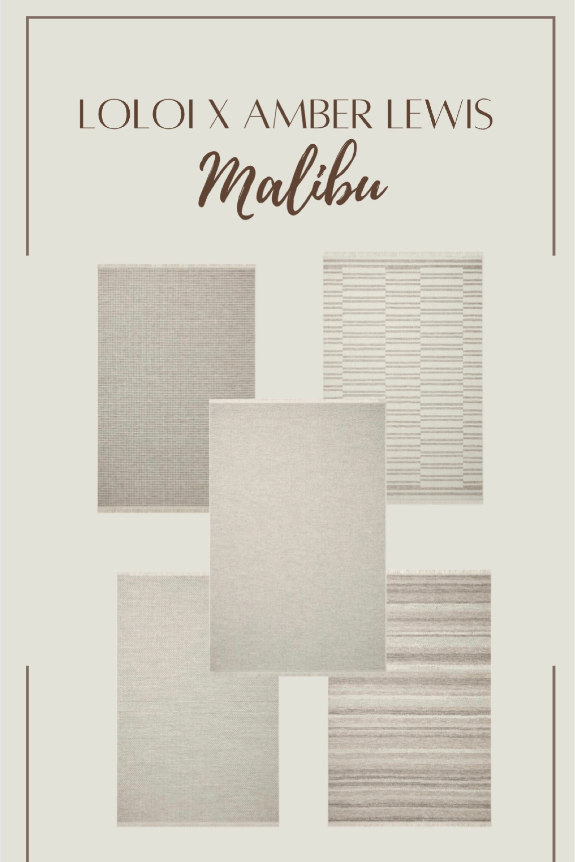 The new Loloi x Amber Lewis Malibu Collection 

#LTKsalealert #LTKSeasonal #LTKhome