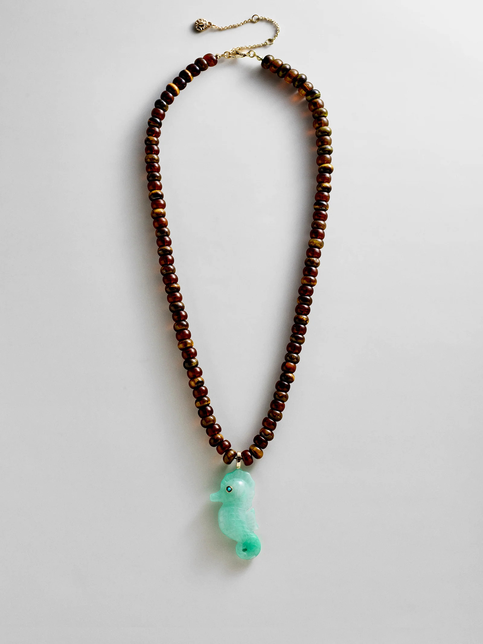 Sun Drift Semi-Precious Pendant Necklace - Seahorse | BaubleBar