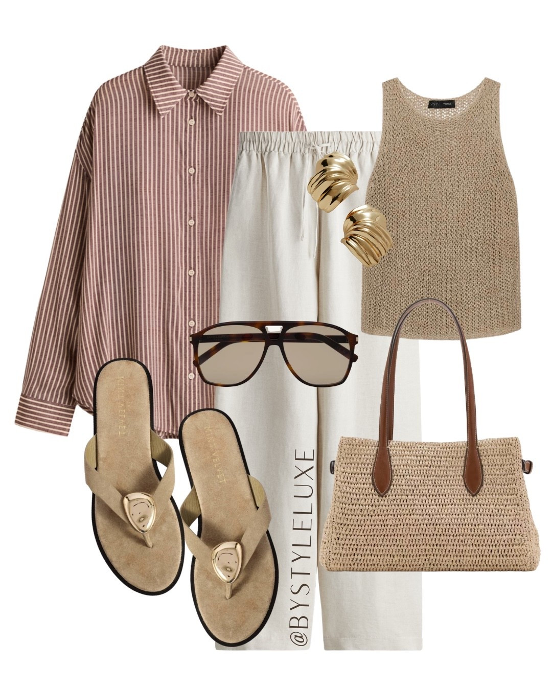 SHIRT - A relaxed shirt and linen trouser look, perfect for holiday 

#linentrousers #shirt #sandals

#LTKspring #LTKsummer #LTKuk