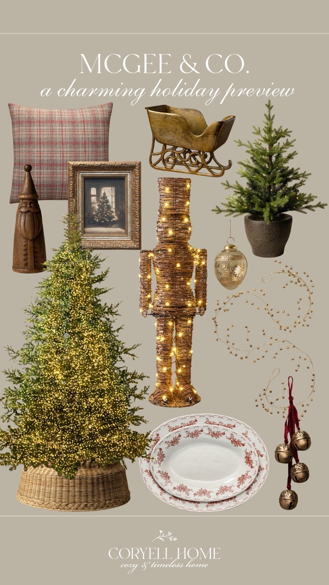 McGee & Co. holiday preview! 🤭🎄 I’m loving these cozy finds for the Christmas season. The prettiest pre-lit tree, gorgeous shelf styling decor, and pretty serving platters too ❤️

#LTKHome #LTKSeasonal
